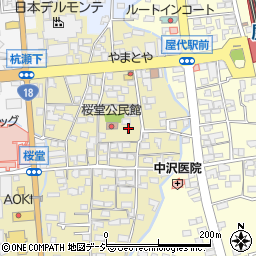 長野県千曲市桜堂407周辺の地図