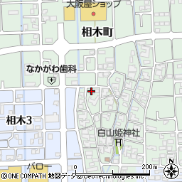 北陸中日新聞松任中央周辺の地図