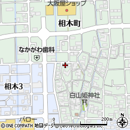 北陸中日新聞　松任中央専売所周辺の地図