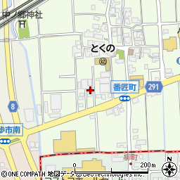 石川県白山市番匠町295-6周辺の地図