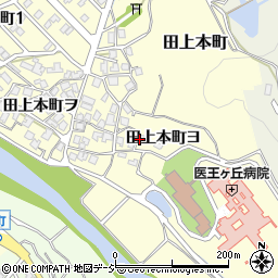 石川県金沢市田上本町ヨ周辺の地図