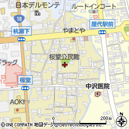 長野県千曲市桜堂408周辺の地図