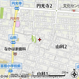 石川県金沢市山科2丁目2-20周辺の地図