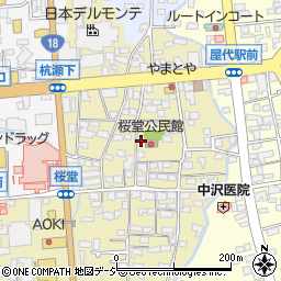 長野県千曲市桜堂409周辺の地図