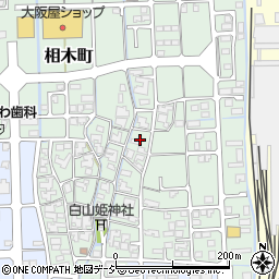 石川県白山市相木町周辺の地図