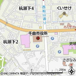 長野県千曲市周辺の地図