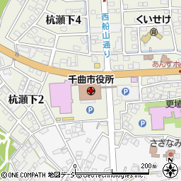 千曲市　ふるさとハローワーク周辺の地図