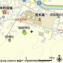 栃木県芳賀郡茂木町茂木周辺の地図