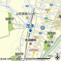 栃木県芳賀郡茂木町周辺の地図