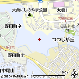 石川県金沢市大桑町西ノ山周辺の地図