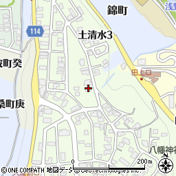 石川県金沢市土清水3丁目75周辺の地図