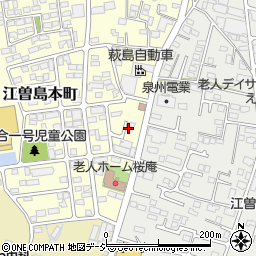 栃木県宇都宮市江曽島本町6周辺の地図