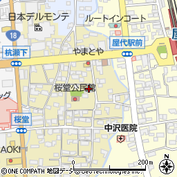 長野県千曲市桜堂497周辺の地図
