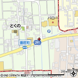 石川県白山市番匠町128-11周辺の地図
