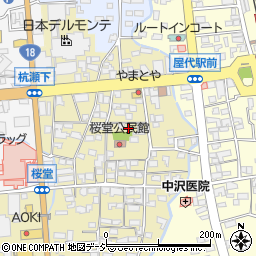 長野県千曲市桜堂496周辺の地図