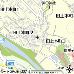 石川県金沢市田上本町ヲ82周辺の地図