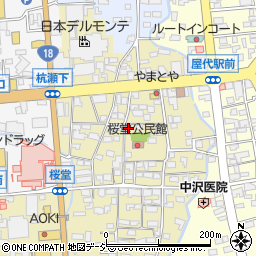長野県千曲市桜堂491周辺の地図