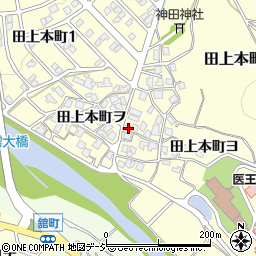 石川県金沢市田上本町ヲ78周辺の地図