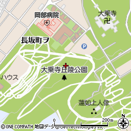 石川県金沢市長坂町ヲ周辺の地図