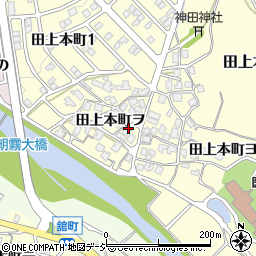 石川県金沢市田上本町ヲ周辺の地図