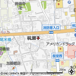 長野県千曲市杭瀬下190-2周辺の地図