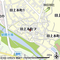 石川県金沢市田上本町ヲ36周辺の地図