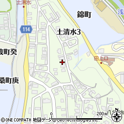 石川県金沢市土清水3丁目71周辺の地図