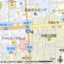 長野県千曲市桜堂481周辺の地図