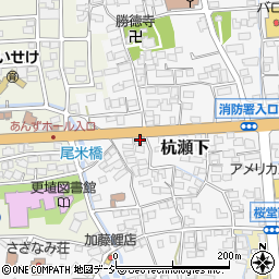 長野県千曲市杭瀬下168周辺の地図