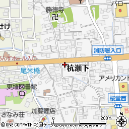 長野県千曲市杭瀬下177周辺の地図