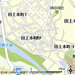 石川県金沢市田上本町ヲ75周辺の地図