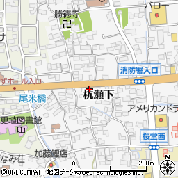 長野県千曲市杭瀬下179周辺の地図