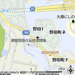 石川県金沢市大桑町（ノ）周辺の地図
