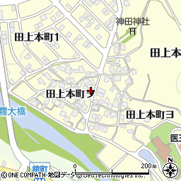 石川県金沢市田上本町ヲ73周辺の地図