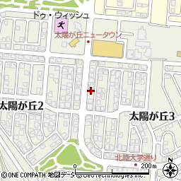 石川県金沢市太陽が丘3丁目15周辺の地図