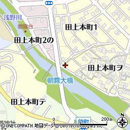 石川県金沢市田上本町ヲ206周辺の地図