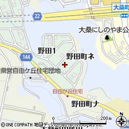 石川県金沢市野田1丁目121周辺の地図