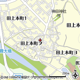 石川県金沢市田上本町ヲ74周辺の地図
