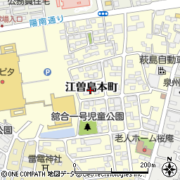 栃木県宇都宮市江曽島本町17周辺の地図
