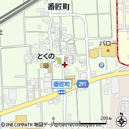 石川県白山市番匠町164-4周辺の地図