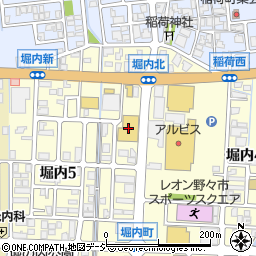 石川トヨペットカローラ野々市本店中古車周辺の地図