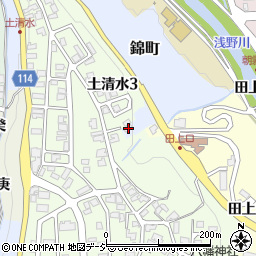 石川県金沢市錦町５の56周辺の地図