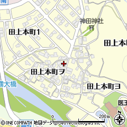 石川県金沢市田上本町ヲ72周辺の地図