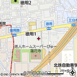 新潟運輸金沢整備工場周辺の地図