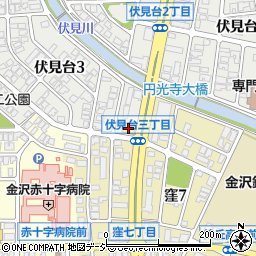 ガスト金沢伏見台店周辺の地図