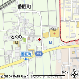 石川県白山市番匠町124周辺の地図