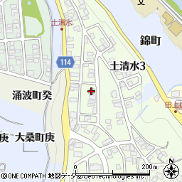 石川県金沢市土清水3丁目45周辺の地図