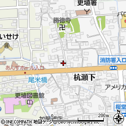 長野県千曲市杭瀬下173周辺の地図