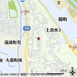 石川県金沢市土清水3丁目44周辺の地図