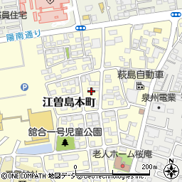 栃木県宇都宮市江曽島本町11周辺の地図